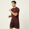 Erkek Spor Takım | Performans Tişört & Şort-Maroon Glow Erkek Spor Takım | Performans Tişört & Şort-Maroon Glow
