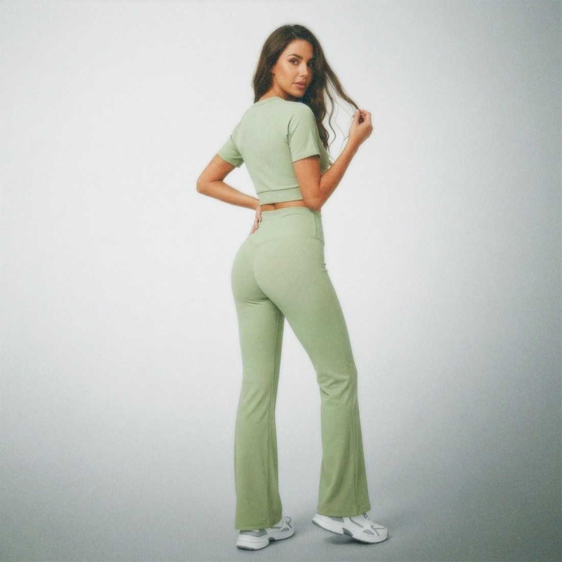 Kadın Mint Yoga & Fitness Takım Üst Tayt Set Kadın Mint Yoga & Fitness Takım Üst Tayt Set